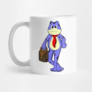 Frog as Businessman with Bag Mug